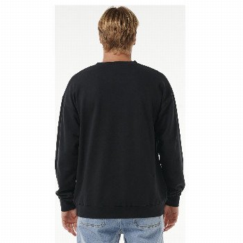 Rip Curl ORIGINAL SURFERS SWEATSHIRT IN BLACK
