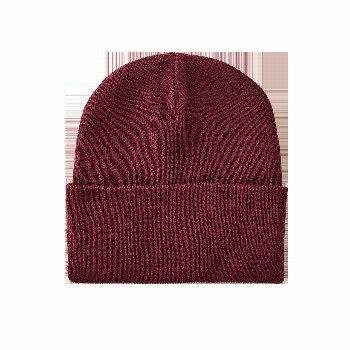 Rip Curl PREMIUM SURF TALL BEANIE IN DARK RED