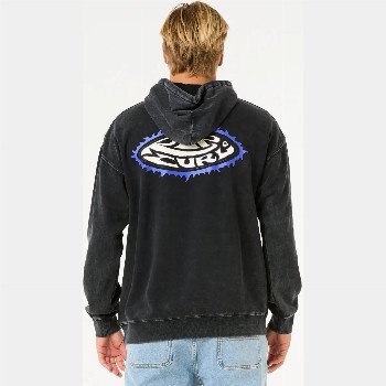 Rip Curl RAW ENERGY HOODIE IN BLACK