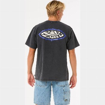 Rip Curl RAW ENERGY SLOTH T-SHIRT IN BLACK
