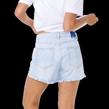 Rip Curl SOPHIE DENIM SHORTS II IN LIGHT BLUE