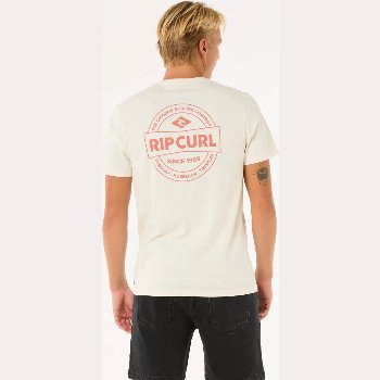 Rip Curl STAPLE T-SHIRT IN BONE