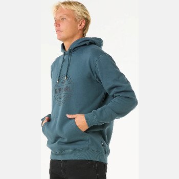 Rip Curl STAPLER HOODIE IN PINE NIGHT