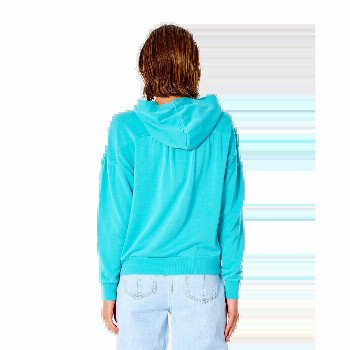 Rip Curl SUMMER BREEZE HOODIE IN BALTIC TEAL