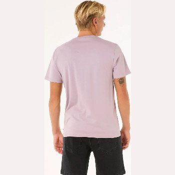 Rip Curl SURF PARADISE BADGE UPDATE T-SHIRT IN SMOKEY GRAPE