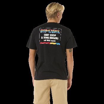 Rip Curl SURF REVIVAL DING REPAIR T-SHIRT IN BLACK