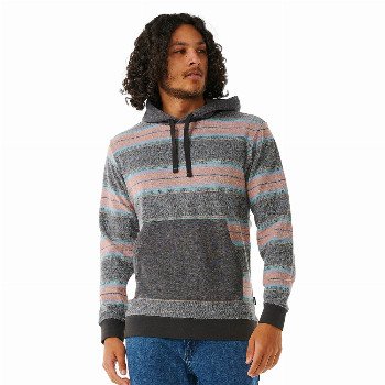 Rip Curl SURF REVIVAL LINE UP HOODY - WASHED BLACK