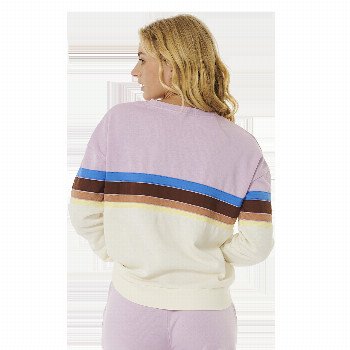 Rip Curl SURF REVIVAL SWEATSHIRT IN LILAC
