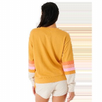 Rip Curl SURFBREAK SWEATSHIRT IN GOLD