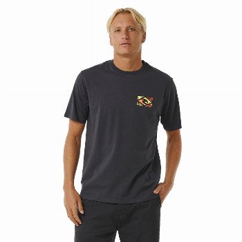 Rip Curl TRADITIONS T-SHIRT - WASHED BLACK