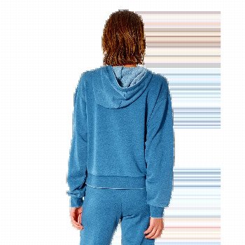 Rip Curl WAVE SHAPERS HOODIE IN DARK TEAL