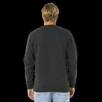 Rip Curl WETSUIT ICON SWEATSHIRT IN BLACK MARLE