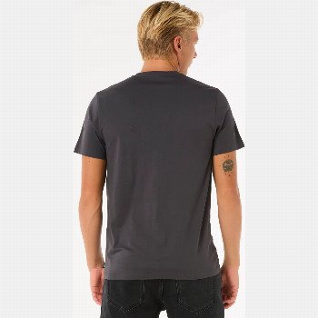 Rip Curl WETTIE ICON T-SHIRT IN WASHED BLACK