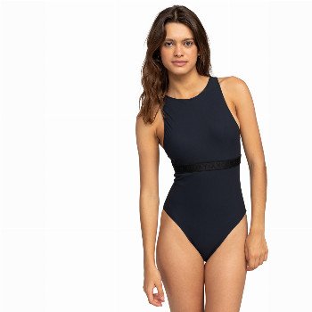 Roxy ACTIVE TECH SWIMSUIT - ANTHRACITE