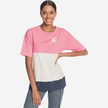 Roxy ADDICTED TO JOY - ORGANIC SPORTS TOP FOR WOMEN PINK