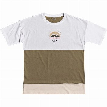 Roxy ADDICTED TO JOY - ORGANIC SPORTS TOP FOR WOMEN WHITE