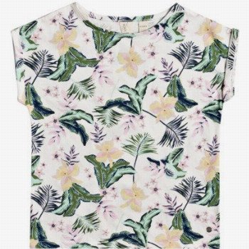 Roxy AFRICAN SUNSET - T-SHIRT FOR GIRLS 4-16 WHITE