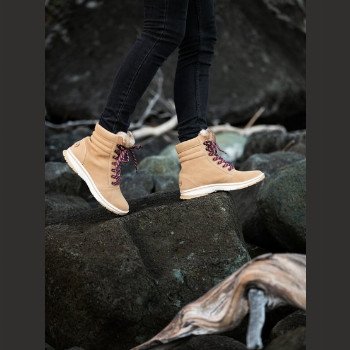 RoxyALDRITCH - LEATHER BOOTS FOR WOMEN BEIGE