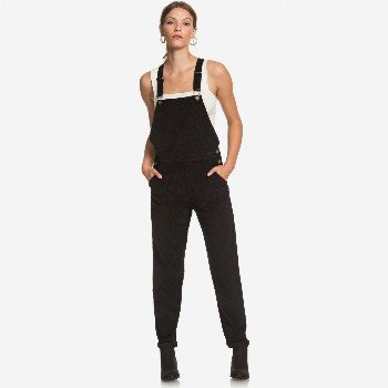 RoxyANYWHERE ELSE - CORDUROY DUNGAREES FOR WOMEN BLACK