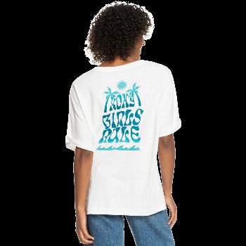 Roxy BACKSIDE SUN T-SHIRT W23 IN SNOW WHITE