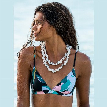 RoxyBEACH CLASSICS - FIXED TRI BIKINI TOP FOR WOMEN BLACK