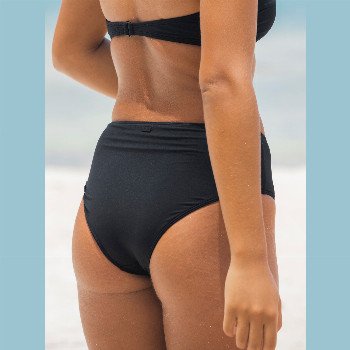 Roxy BEACH CLASSICS - MID WAIST BIKINI BOTTOMS FOR WOMEN BLACK