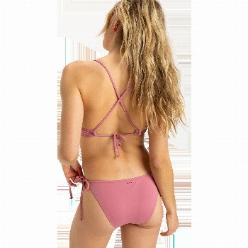 Roxy BEACH CLASSICS TIE SIDE BIKINI BOTTOMS IN HEATHER ROSE