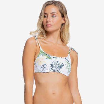 RoxyBLOOM - UNDERWIRED BRALETTE BIKINI TOP FOR WOMEN WHITE