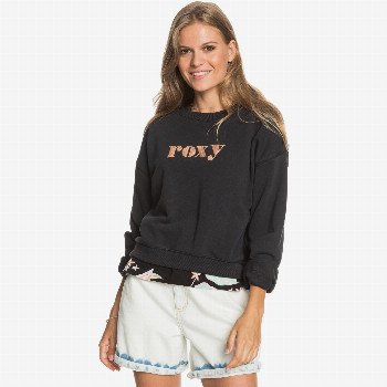 RoxyBREAK AWAY - ORGANIC SWEATSHIRT FOR WOMEN BLACK