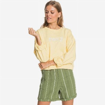 RoxyBREAK AWAY - ORGANIC SWEATSHIRT FOR WOMEN YELLOW