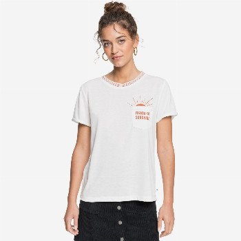 Roxy BREEZY OCEAN - T-SHIRT FOR WOMEN WHITE