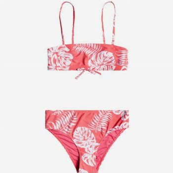RoxyCALIFORNIA FRIENDS - BANDEAU BIKINI SET FOR GIRLS 8-16 PINK