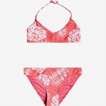 Roxy CALIFORNIA FRIENDS - TRIANGLE BRA BIKINI SET FOR GIRLS 8-16 PINK