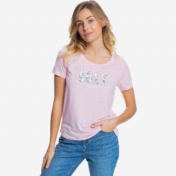 Roxy CHASING THE SWELL - T-SHIRT FOR WOMEN PINK