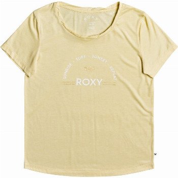 Roxy CHASING THE SWELL - T-SHIRT FOR WOMEN YELLOW