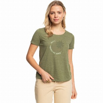 Roxy CHASING THE WAVE T-SHIRT - LODEN GREEN