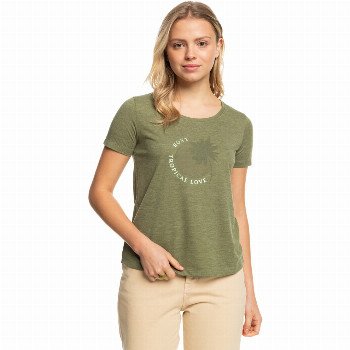 RoxyCHASING THE WAVE T-SHIRT - LODEN GREEN