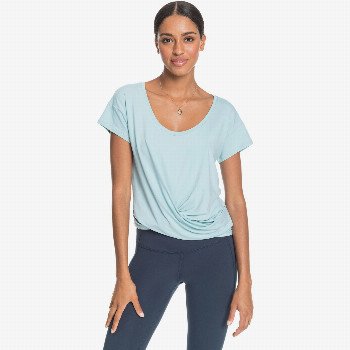 Roxy CHILL AND RELAX - TECHNICAL SPORTS T-SHIRT FOR WOMEN BLUE