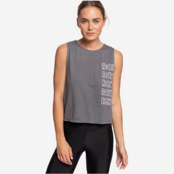 Roxy CHINESE WISPERS - SLEEVELESS SPORTS TOP FOR WOMEN BLACK