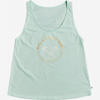 Roxy CLOSING PARTY - ORGANIC VEST TOP FOR WOMEN GREEN