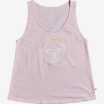 Roxy CLOSING PARTY - ORGANIC VEST TOP FOR WOMEN PINK