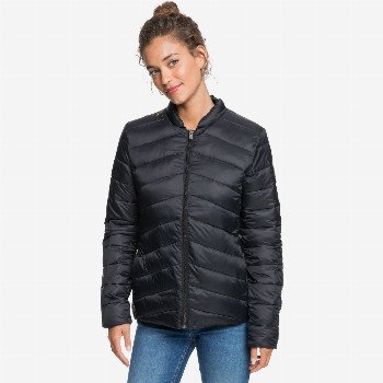 RoxyCOAST ROAD - LIGHTWEIGHT PACKABLE PADDED JACKET FOR WOMEN BLACK