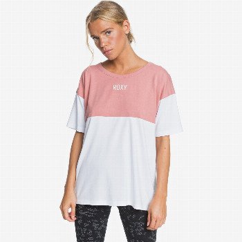 Roxy COME INTO MY LIFE - T-SHIRT FOR WOMEN PINK