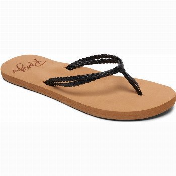 RoxyCOSTAS FLIP FLOP - BLACK