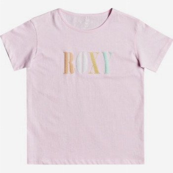 Roxy DAY AND NIGHT - ORGANIC T-SHIRT FOR GIRLS 4-16 PINK