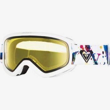 RoxyDAY DREAM BAD WEATHER - SNOWBOARD/SKI GOGGLES FOR WOMEN WHITE