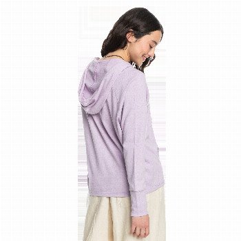 Roxy DESTINATION SURF HOODIE IN CROCUS PETAL