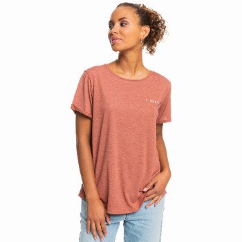 Roxy DREAMING WAVE T-SHIRT - BAKED CLAY