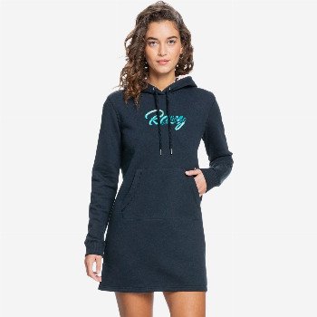 Roxy DREAMY MEMORIES - HOODIE DRESS FOR WOMEN BLACK