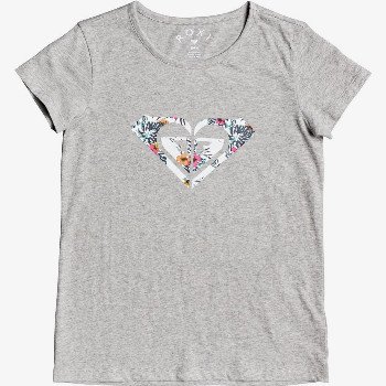 Roxy ENDLESS MUSIC PRINT B - T-SHIRT FOR GIRLS 4-16 GREY